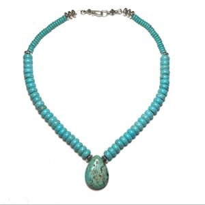 SALE! Handmade turquoise necklace